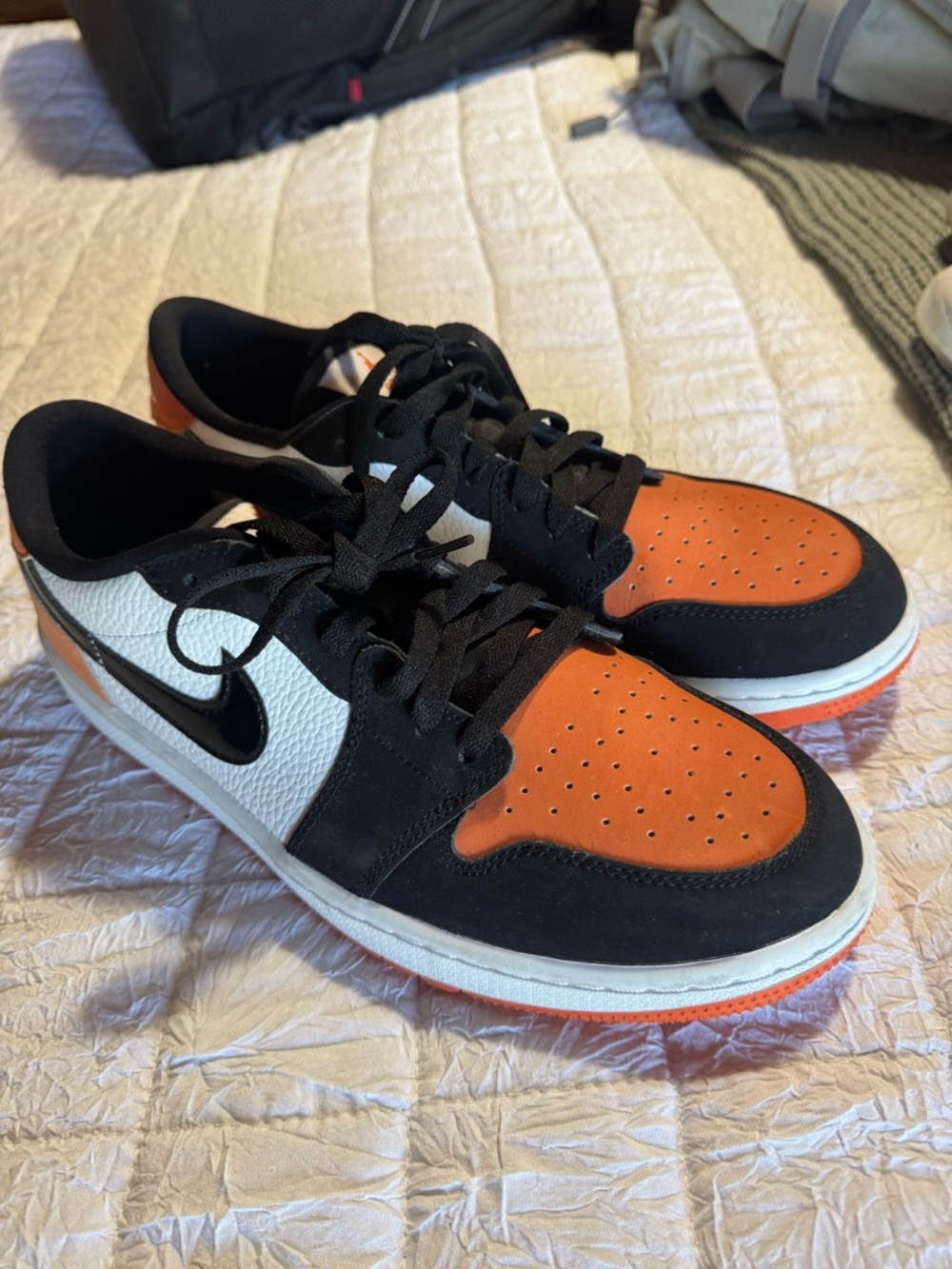 Jordan 1 low Shattered Backboard golf shoes, Sz 11 worn once